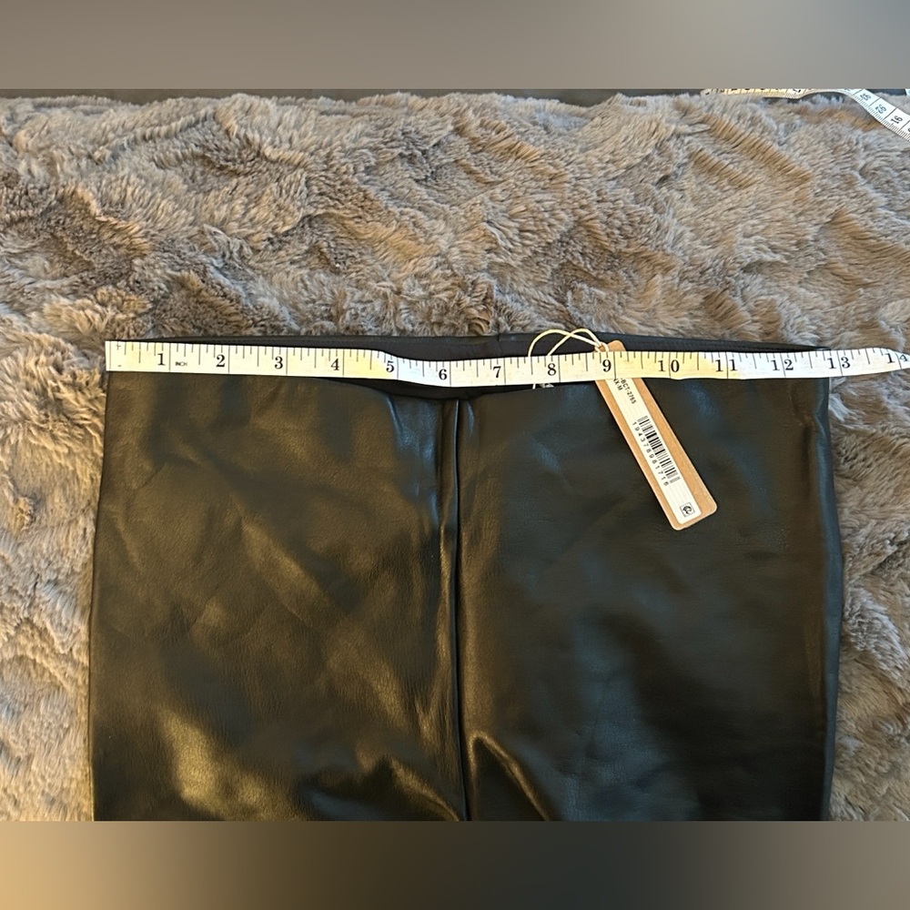 Skims NEW Black faux leather pants😍 - Picture 8 of 12